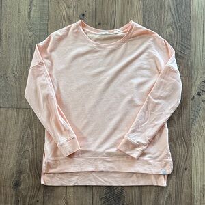 Tasc Riverwalk Peach Long Sleeve Sweatshirt